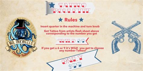 Play Tattoo Roulette: With The Tattoo Candy Machine .